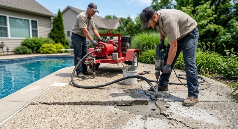 Pool Site Leveling Service