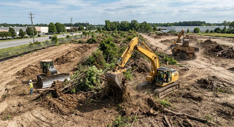 Commercial Land Preparation in Katy, TX
