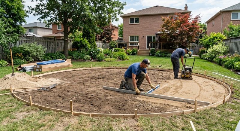 Pool Site Leveling Service