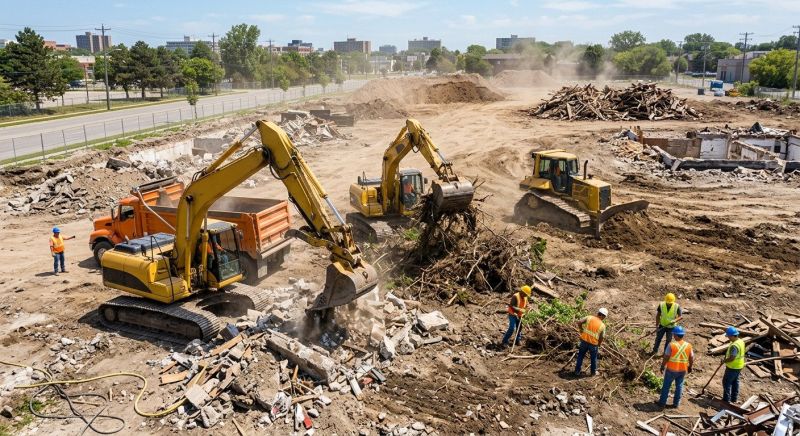 Building Site Clearing in Atlanta, GA