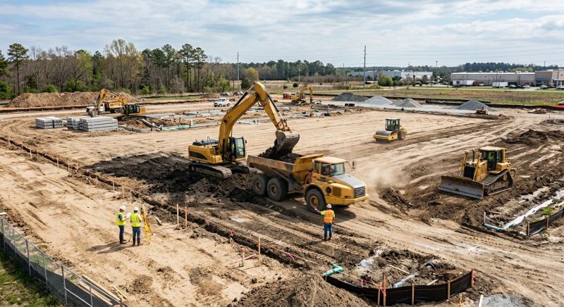 Commercial Land Preparation in Marietta, GA