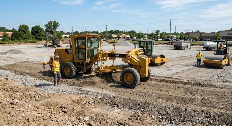 Parking Lot Gravel Repair in Roswell, GA
